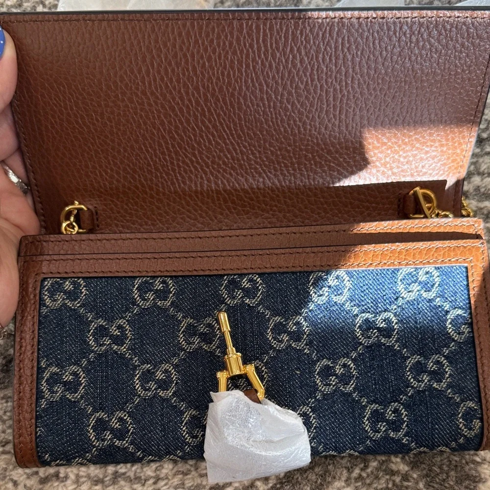 GUCCI JEAN WALLET CROSE BODY - Picture 4 of 8